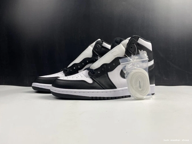 Rep LUCY White Jordan Retro Black (2014) Air 1 555088-010 0719